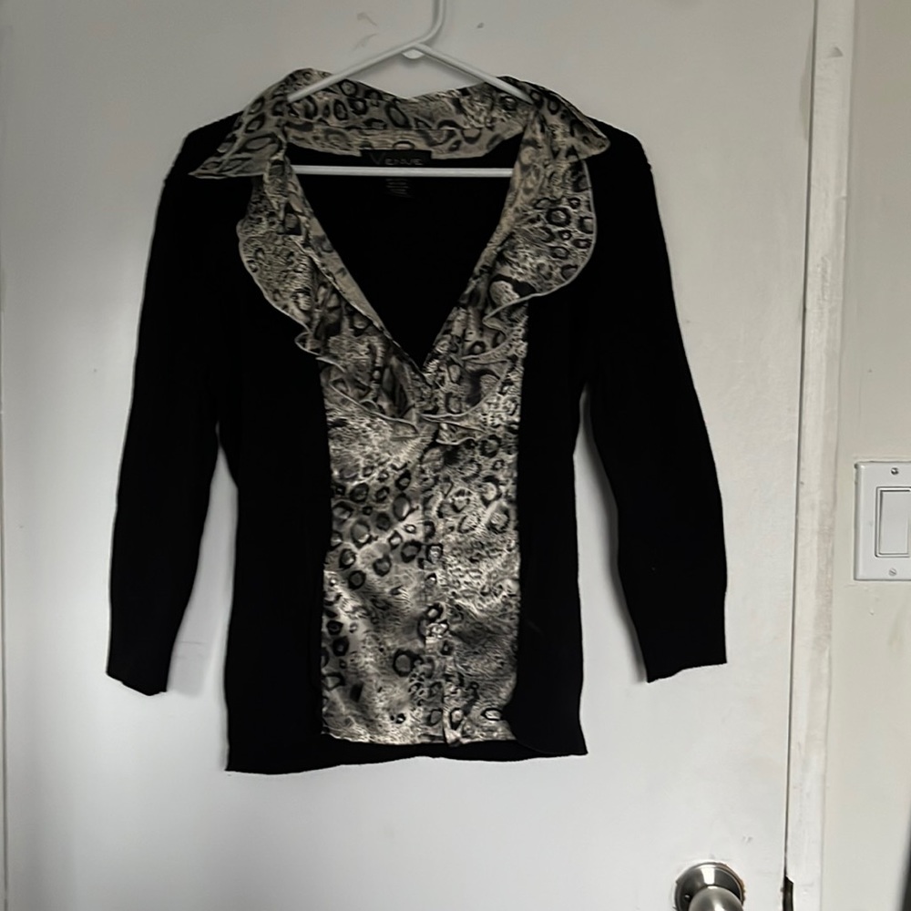new blouse with silk detail